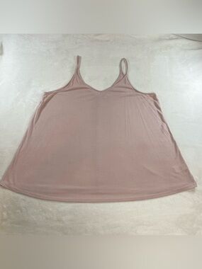 Maurices Light Pink V-Neck Cami Tank Top Plus Size 2X
